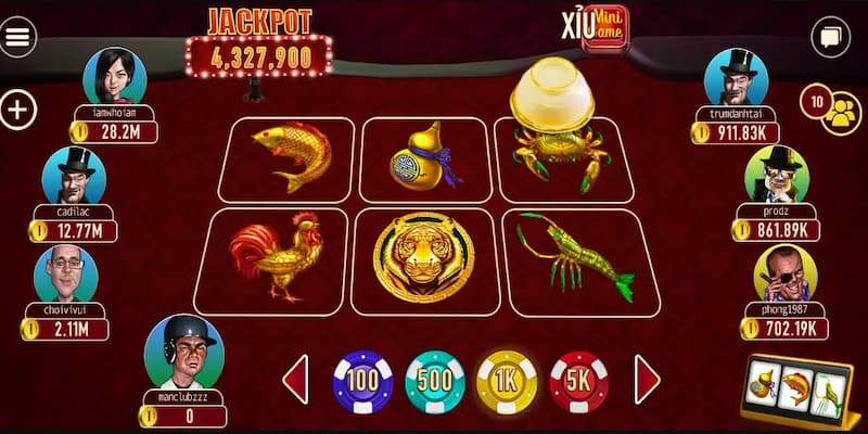 Game Bầu Cua Tôm Cá Banca